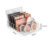7 Compartments Storage Box Clear Plastic Makeup Cosmetic Stand Holder Makeup Lipstick Eyeshadow Palette Storage Organizer New 6