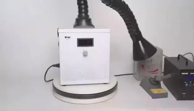 Новейший дымоотсос UYUE JH150 очиститель дыма для пайки поглотитель с 3-слойным