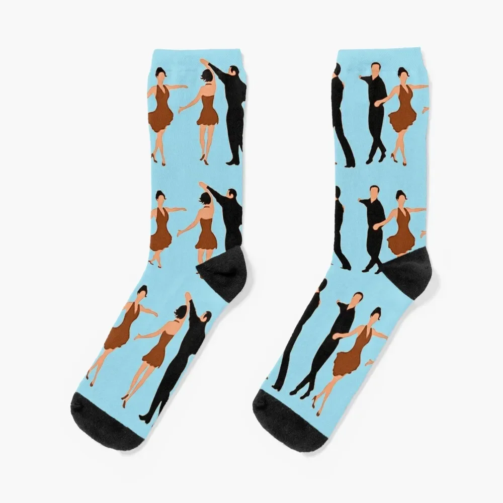 

Dancing Group Socks with print Toe sports Stockings compression Luxury Woman Socks Men's