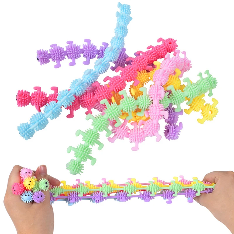 Новый Спиннер антистресс Caterpillar пищащая игрушка для детей Kawaii анти-стресс ручной