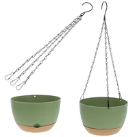 2 Pcs Self absorbent Hanging Flowerpot Green Plant Decor Water Hydroponic Basket Pot Plants House Material 1