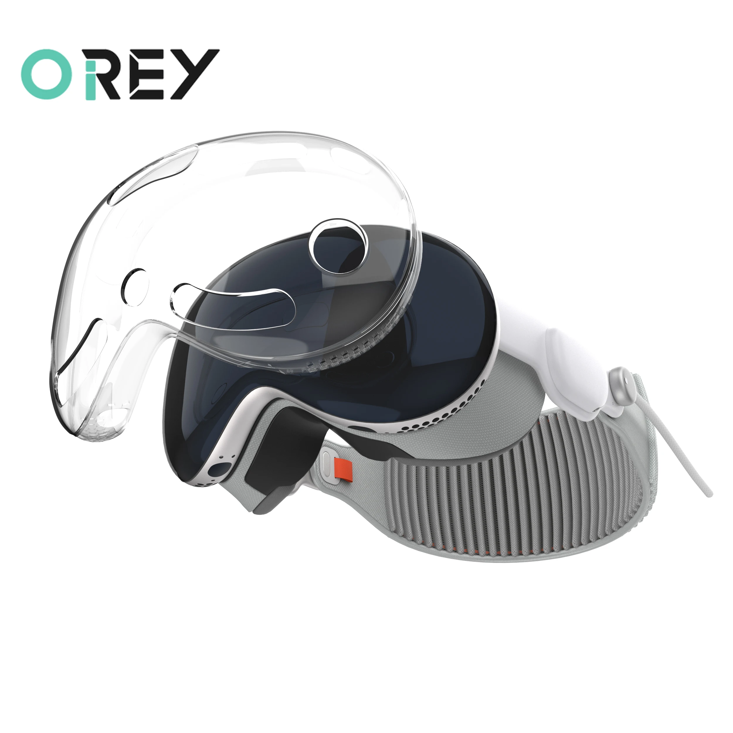 Custodia Protettiva Per Casco Orey Vr Custodia Protettiva Antiurto Per Pc + Tpu Per Accessori Per Cuffie Vision Pro Vr Per Custodia Apple Vision Pro