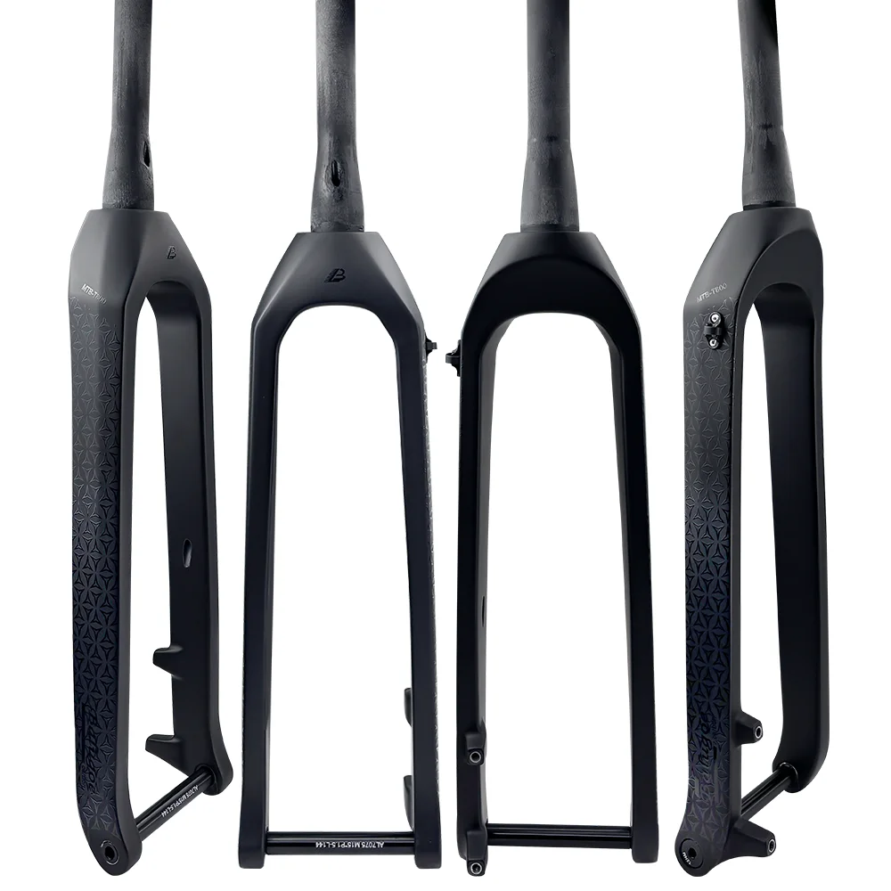 BALUGOE 02FK Carbon Fiber Cone Tube Disc Brake Fork 28.6mm