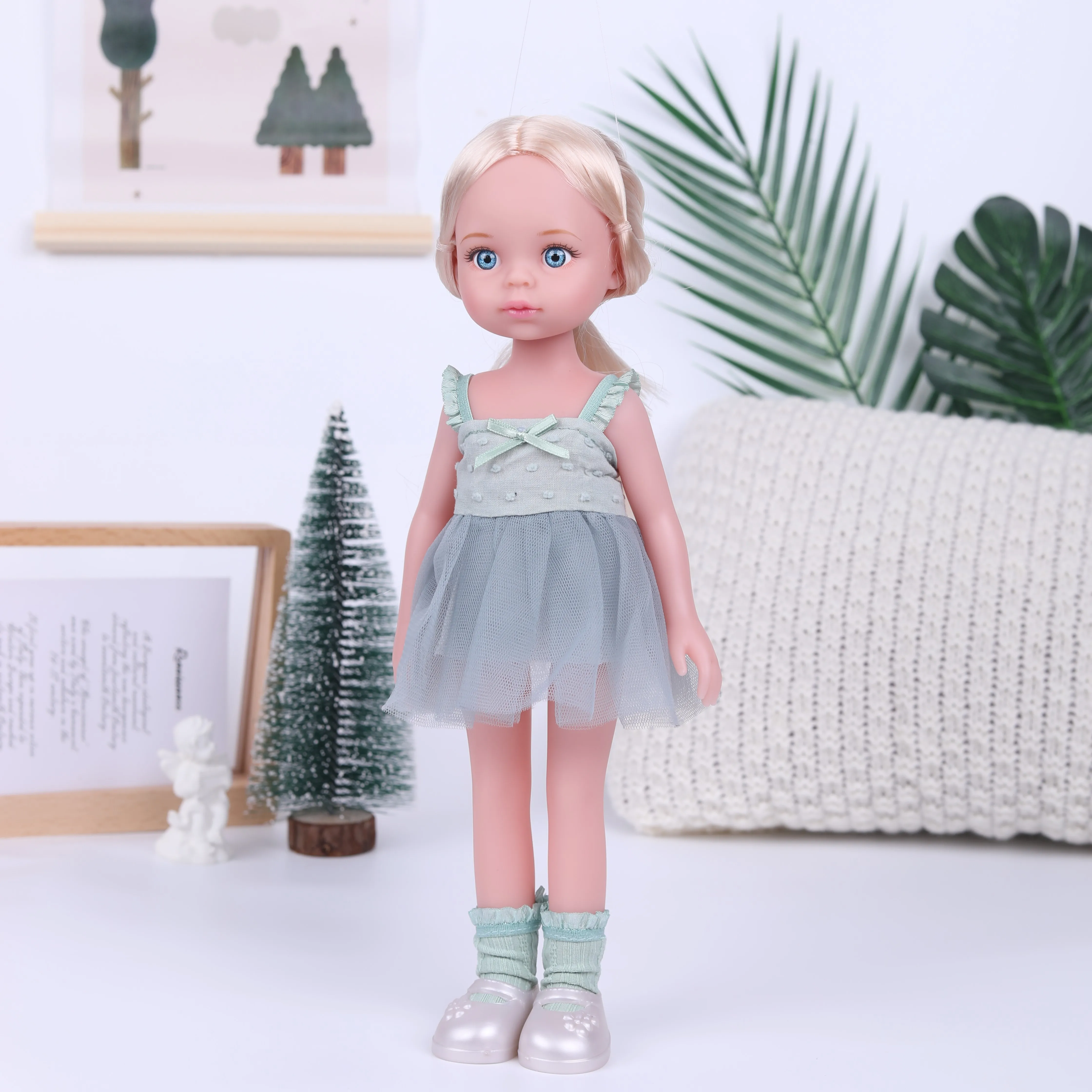 14 Inch Baby Doll Girls Toys,Children Birthday Toys Gifts Collectible Figures - 3