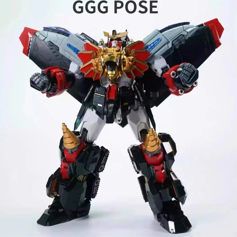 주식 지금 변신 붐 모델, GGG 포즈 가오가이거 01 사자 핏 금속 PVC 로봇 액션 피규어