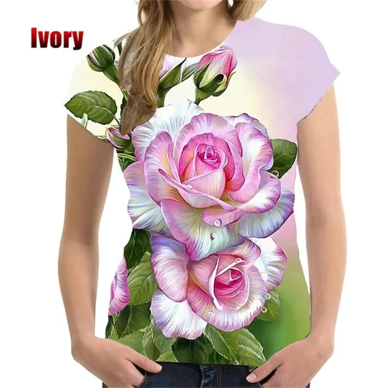 3D ROSE TSHIRTS/3DローズTシャツ 3D ROSE TSHIRTS/3DローズTシャツ[品番：MKSW0062361]｜CALNAMUR