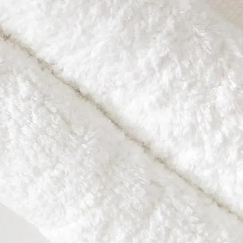 Cotton Bath Mat Hotel Home Long Plush Feet Towel Rugs Thick Anti Slip Bathroom Carpet White Doormat Water Absorbent Floor Mats 6