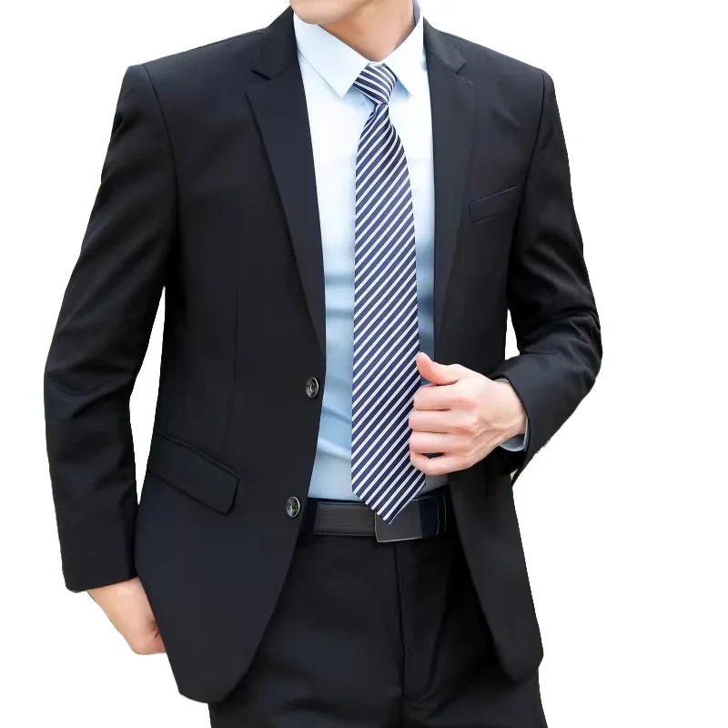 8XLSuit(Blazer+pants)FashionBusinessGentlemanItalianStyleSlimSolidColorProfessionalSuitWeddingGroomBestManSuit-AliExpress200000343