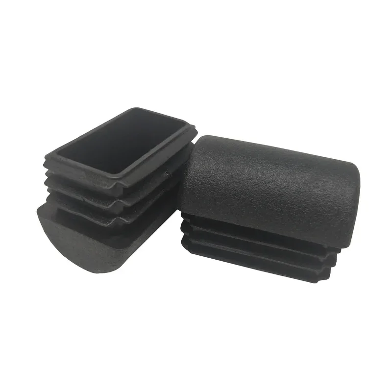 4pcs Square Plastic Blanking End Caps Tube Pipe Inserts Plug Bung for table chair leg furniture leg covers