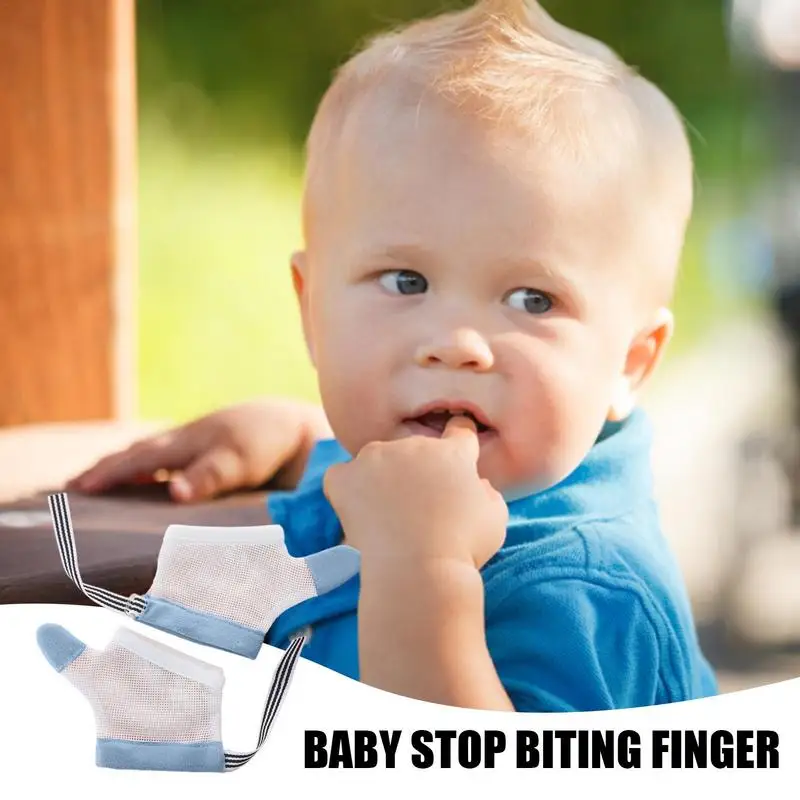 Finger Sucking Stop For Kids 1 Pair Adjustable Stop Thumb Sucking For Toddlers And Babies Adjustable Breathable Thumb Sucker 4