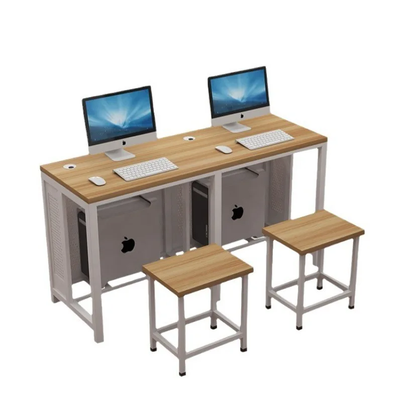 Computer Desk Training Room Classroom Computer Room Class Computer Room Desktop Double Single Desk and Chair