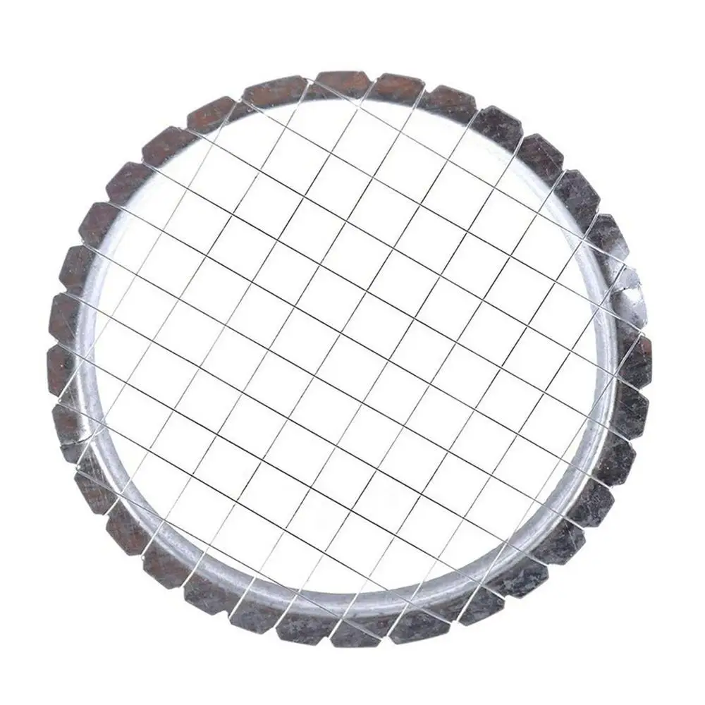 Egg Cutter Egg Slicer Kitchen Chopper Stainless Steel Egg Slicer Egg Cutter Cube Grid Cheese Vegetables Salads Potato Mushroom Cut Device