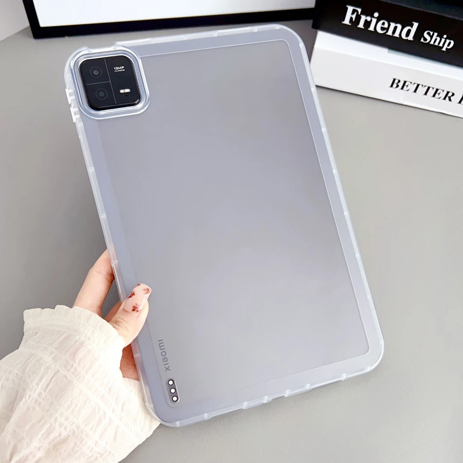 Cute Shockproof Clear Silicone Tablet Case - Thick, Soft Protective Cover
