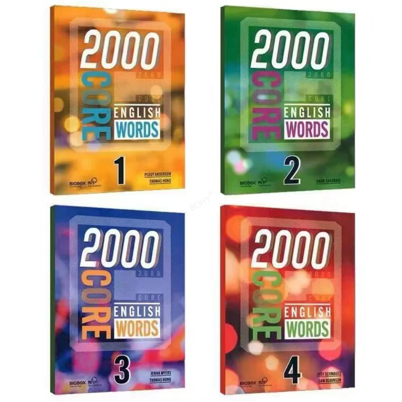 6 Books/Set 4000 Essential English Words Level 1-6 IELTS, SAT Core Words  English Vocabulary Book - AliExpress