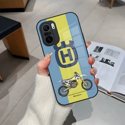 H - husqvarnaES Tempered Glass Phone Case with Enhanced Protection and Style - Redmi Note13ProPlus (Z1)
