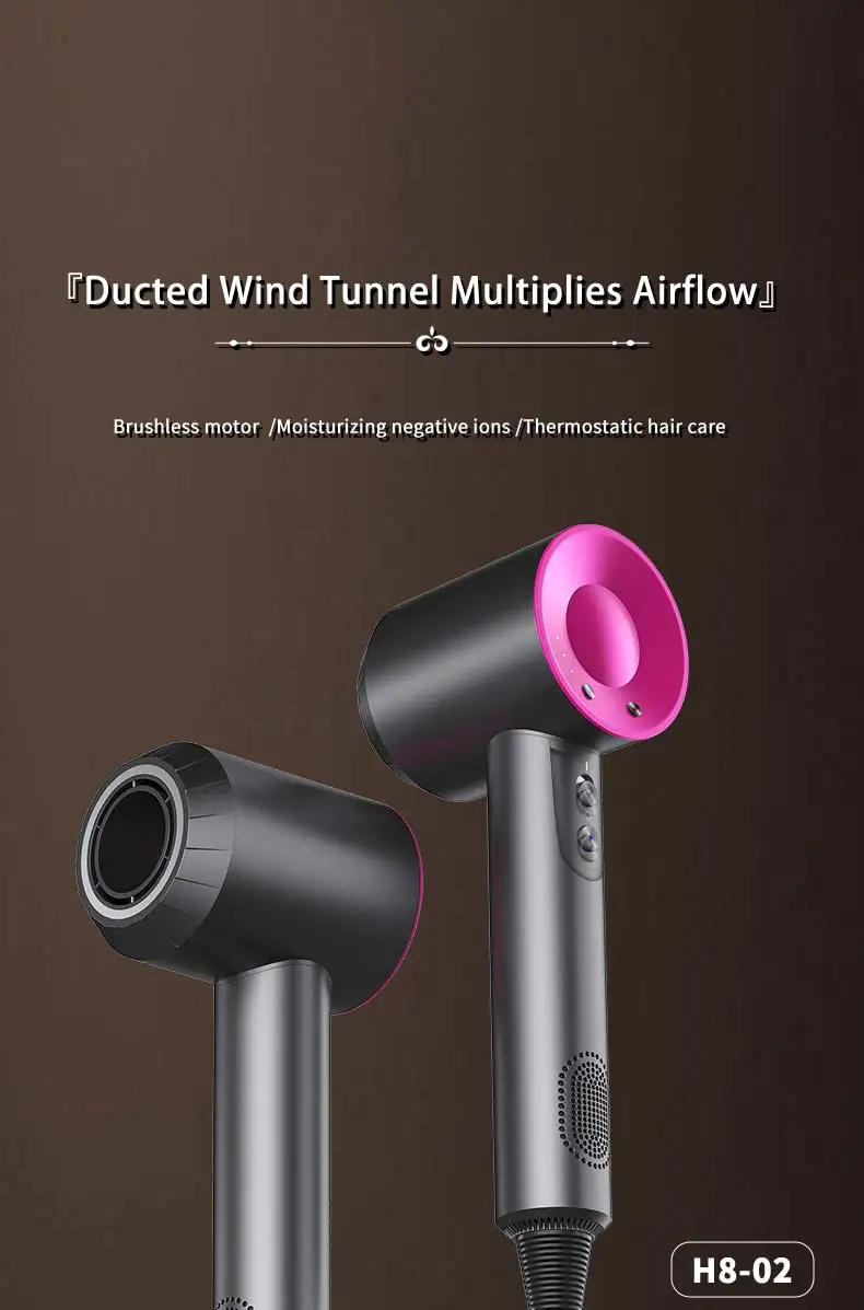 Description Picture 2 of itemHigh Speed Anion 110000rpm Hair Dryer Wind 62m/s 1600W 2 Minute Quick Dry Professional Hair Care Negative Lon