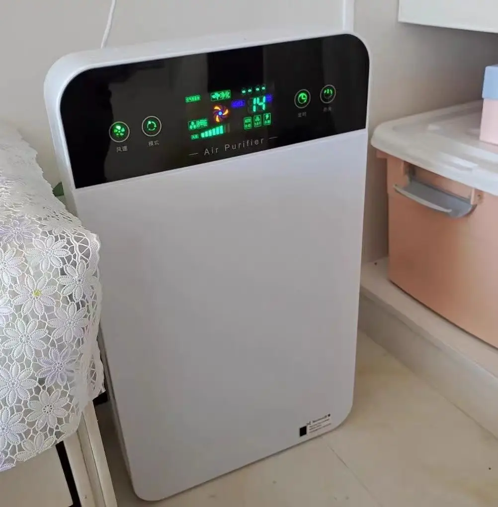 

Air Purifier for Home 3h Hepa Filter Portable Ionizer Negative Ion Generator Oxygen Machine Purificateur Air Freshener Cleaner