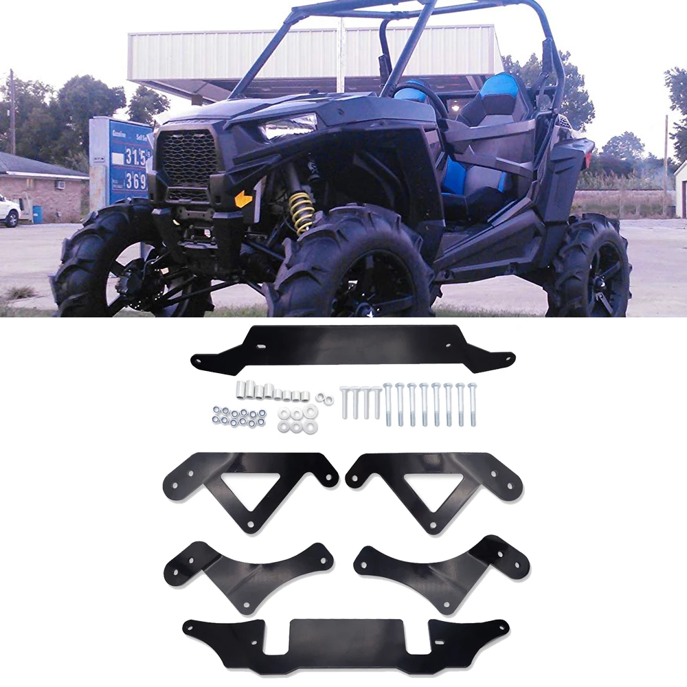 Front and Rear Suspension 2-5 inches Lift Kit For Polaris 900 RZR-S / RZR-4 2015-2016 Models