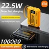 Xiaomi Mini Mech Style Power Bank PD 100000mAh Super Fast Charging 4-in-1 Cable High Capacity For IPhone Android Samsung Hot New 1