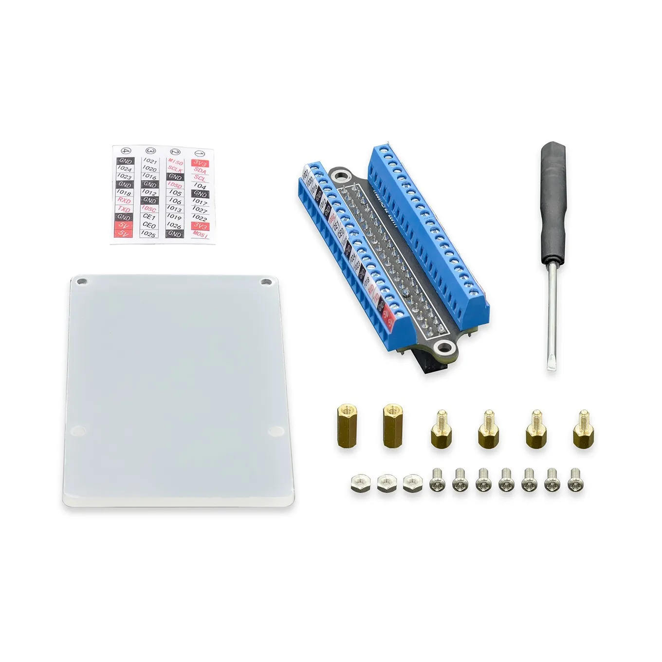 Mini Terminale Breakout Board Gpio Scheda Di Espansione Terminale Breakout Board Per Raspberry Pi 4B/3B +/3B/2B/1B +/Zero/Zero W