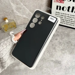 Solid Color Liquid Silicone Shockproof Case with Camera Lens Protection and Box - Galaxy S26 Ultra (Black)