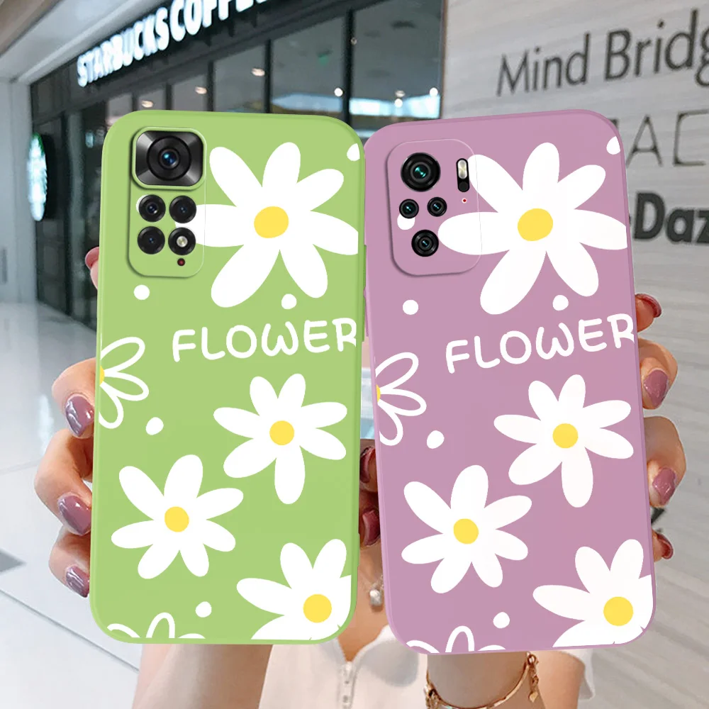 Custodia Per Telefono Per Xiaomi Redmi Note 12 4G Pro Plus 5G Discovery Turbo White Flower Nice