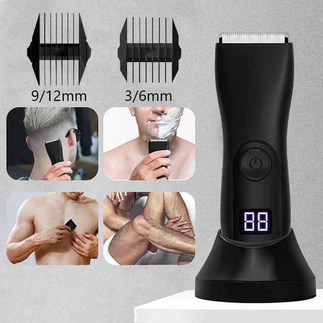 F.Kr. mock Array Waterproof Body Hair Trimmer Balls Shaver For Men Pubic Electric Men's Groomer  Clippers Ceramic Blade Male Private Razor Removal - Hair Trimmers -  AliExpress