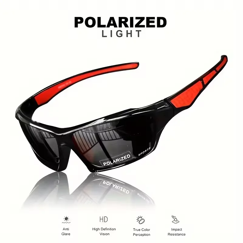 Polarized Sunglasses Men's Colorful Film Outdoor Night Vision Driver's Cycling Sports Wind Goggles