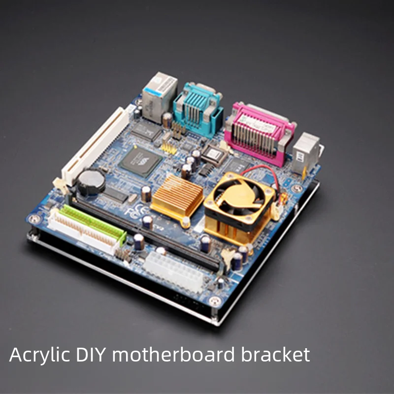 Transparent Acrylic Computer Case Single Board Computer Mainboard Diy Modification Stand Itx Atx Board Type E M-atx pc case pc chassis computer chassis frame