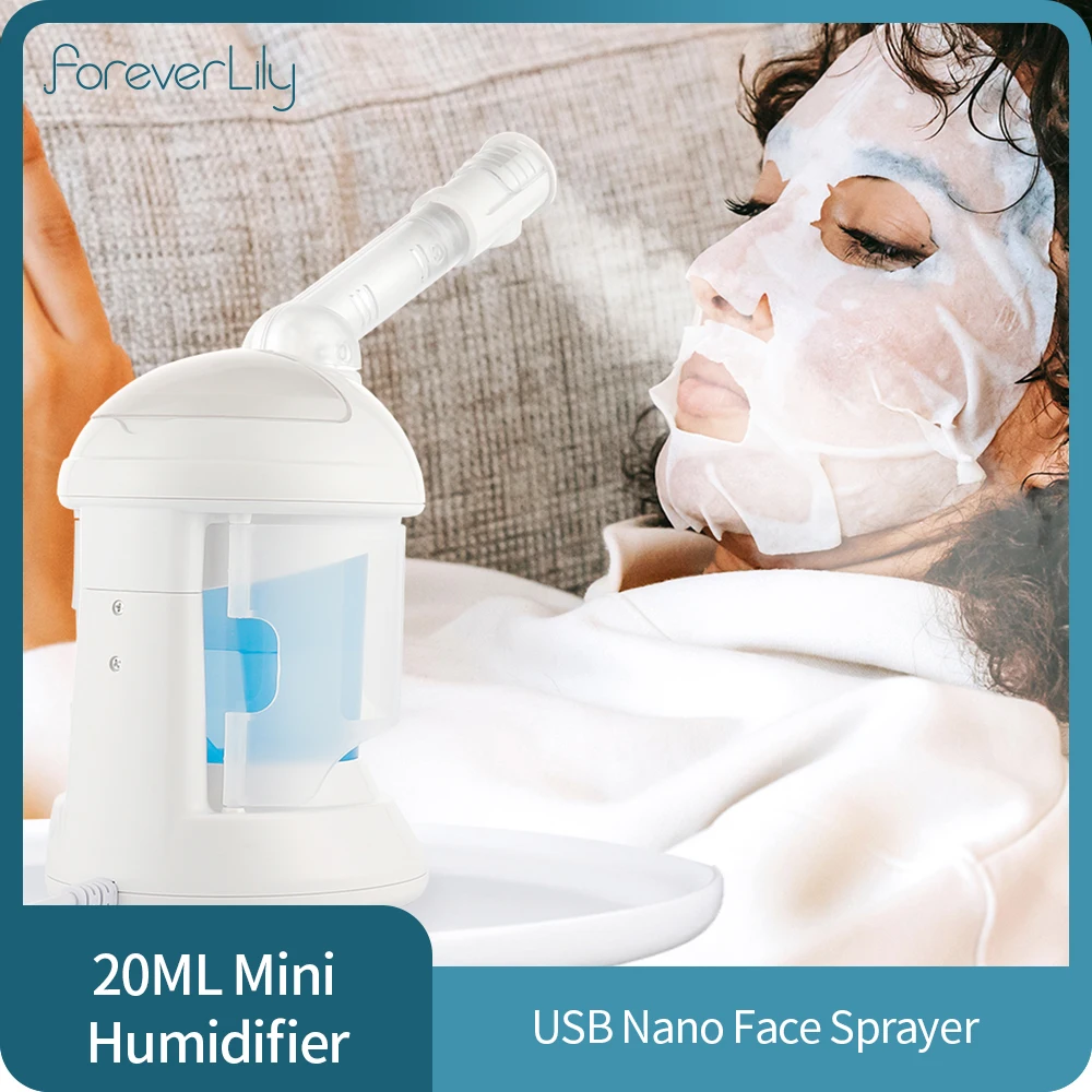 

Strong Hot Mist Facial Steamer Nano Facial Sprayer Electric Spa Face Steamer Moisturize Face Fogger Beauty Face Steaming Device