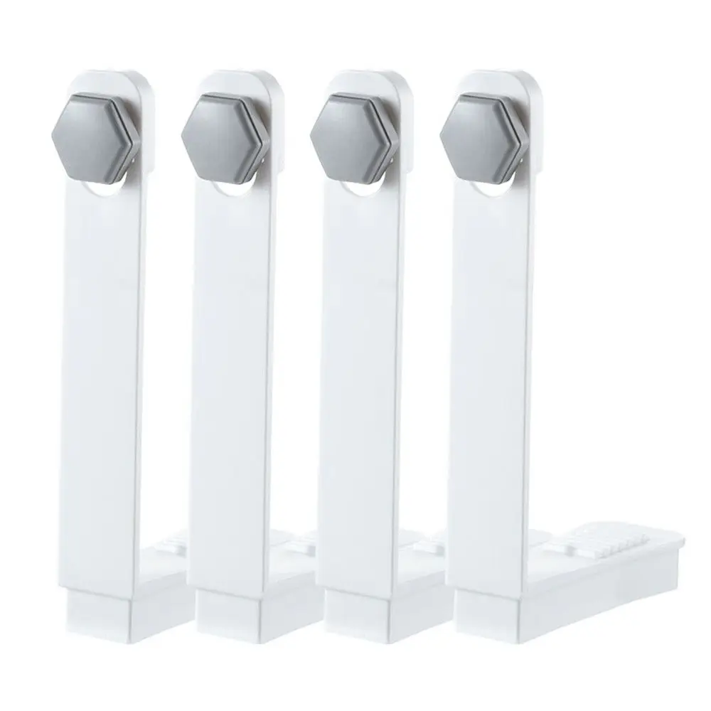 Pinces de fixation Anti-course sans aiguille, 4 pièces, supports de matelas, boucle de drap antidérapante, Clip de drap de lit, couvertures de couette, Clips de fixation