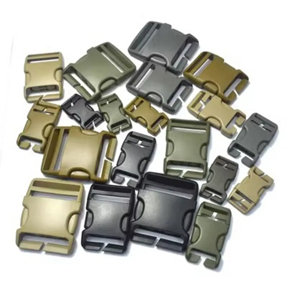 Plastic side release buckle bag buckle adjuster buckle belt buckle paracord bracelet bag accessories 20mm 25mm 38mm 50mm
