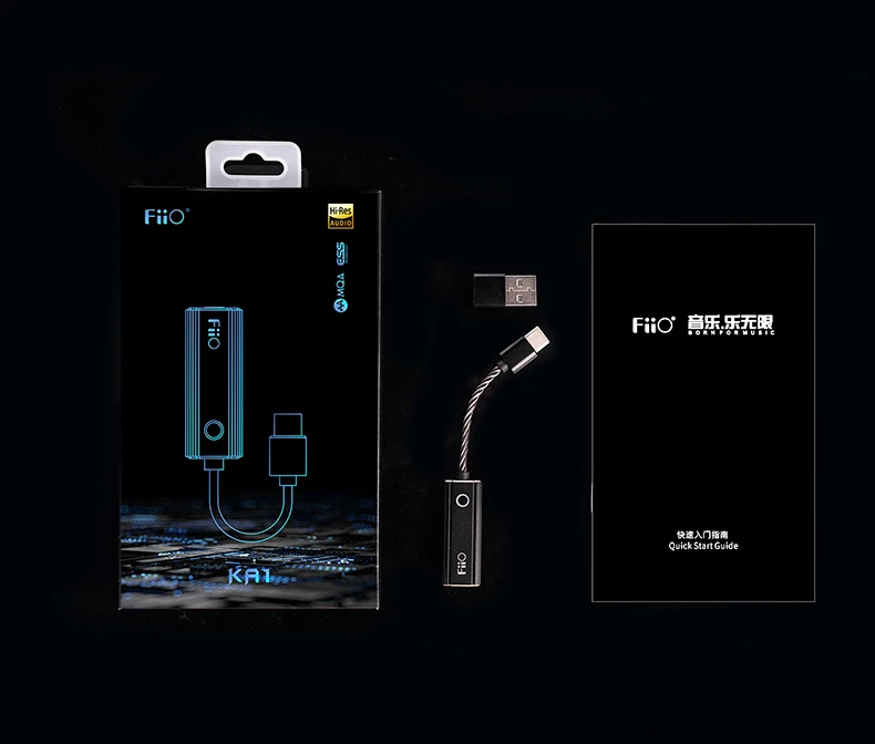 FiiO KA1 small portable decoding amp HIFI small tail iOS/Android mobile phone decoding amp