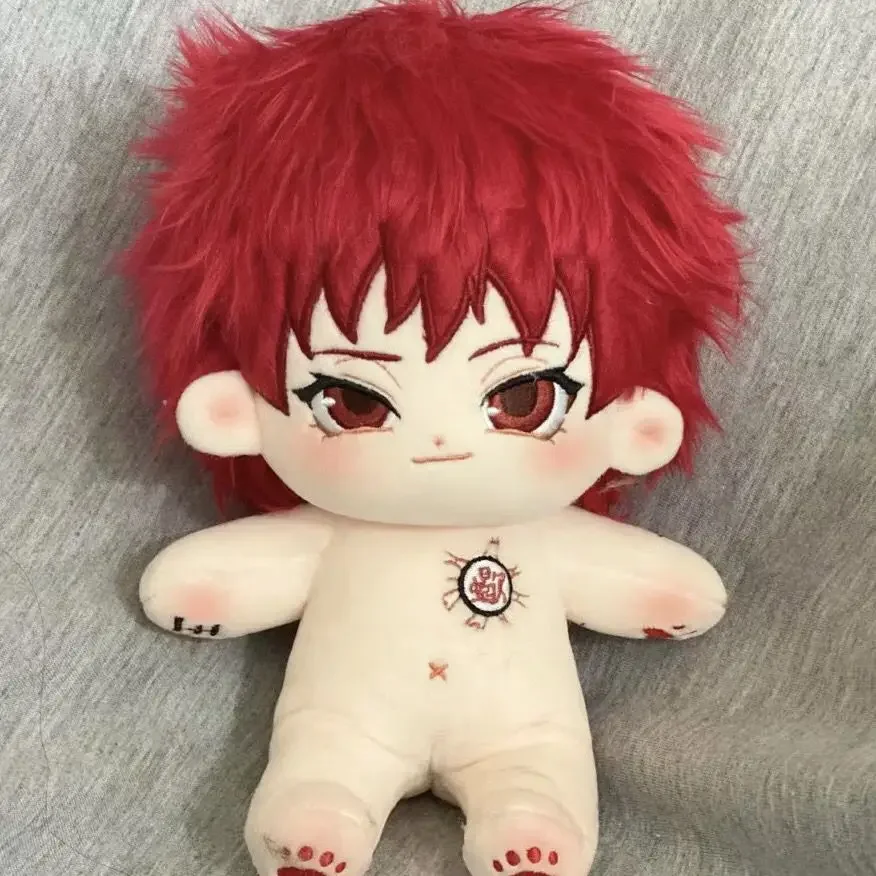 

No Attribute Cute Red Hair Monster Plush Doll Body Dress UP Clothes Cotton Plushie Cosplay Game Xmas Gift 20cm