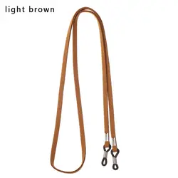 Chic High Elasticity Eyewear Lanyard Chain with Decorative Strap (Light brown)