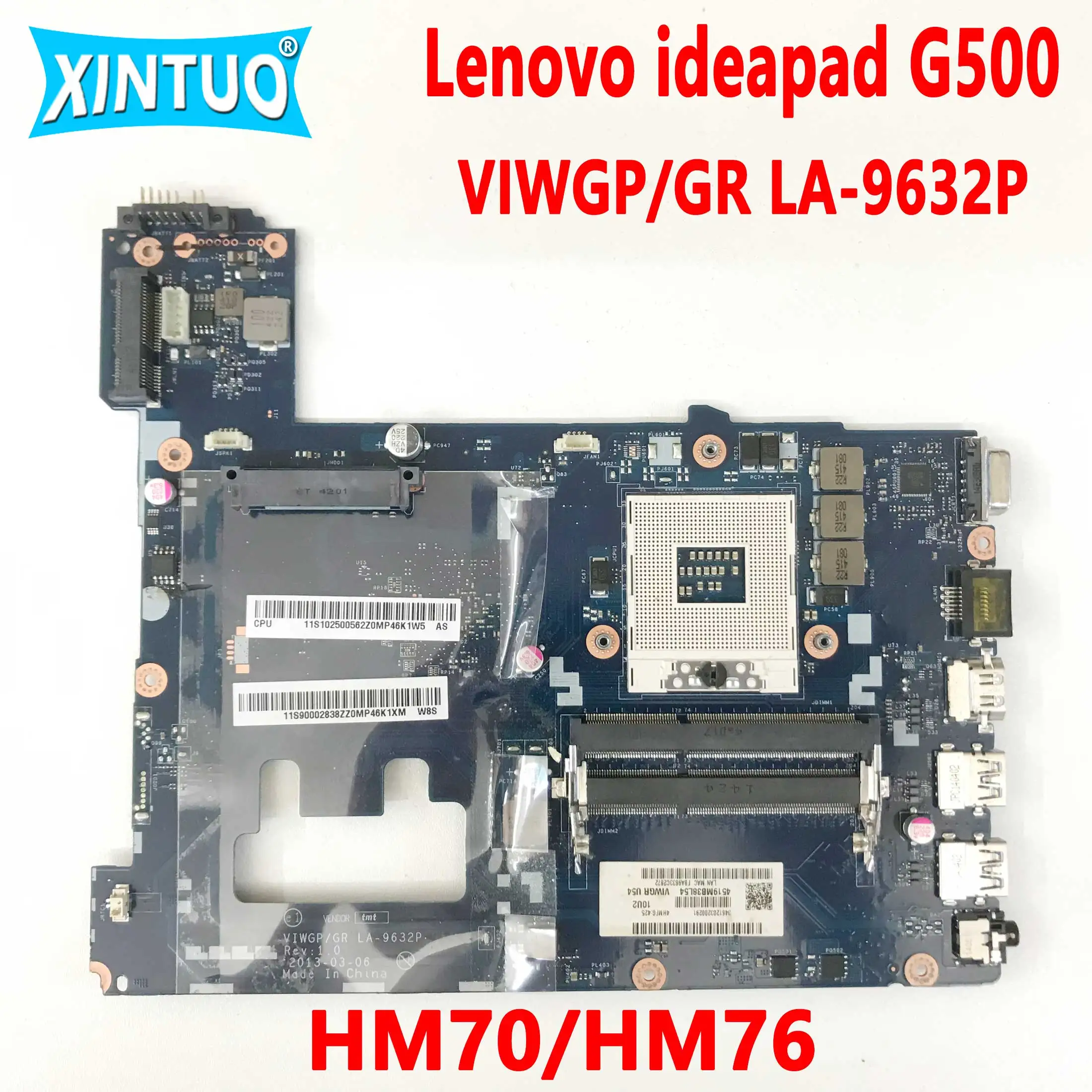 FRU:90002838 anakart Lenovo Ideapad G500 dizüstü anakart VIWGP/GR LA-9632P  HM70 HM76 DDR3 100% test çalışması - AliExpress