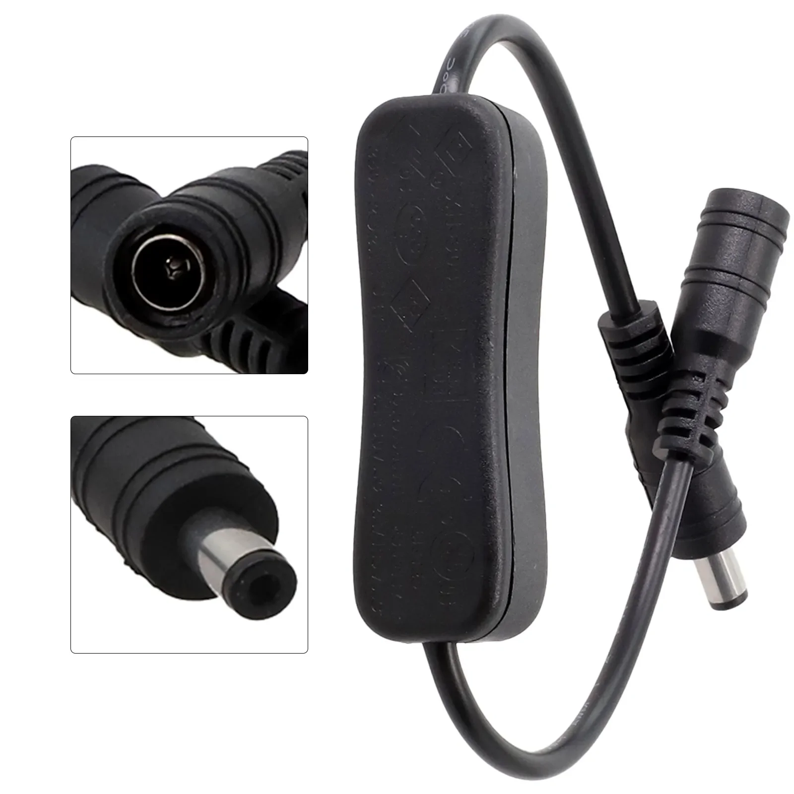 Rocker Switch Switch For LED Inline On/Off Lighting Parts Physical Rocker 30cm 5.5 Mm X 2.1 Mm Accessories