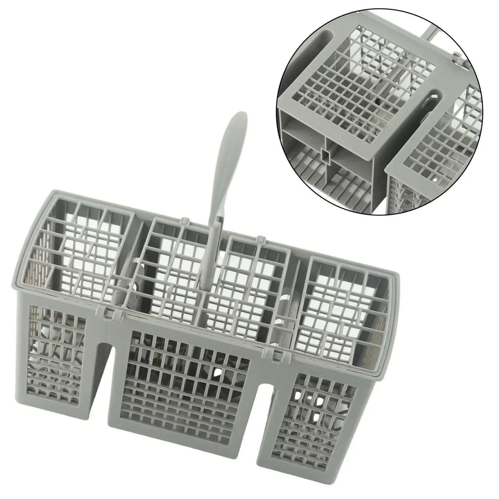 Kithchen Supplies Cutlery Basket Plastic Manufacturers Detachable Dishwasher Parts Durable Has A Cover