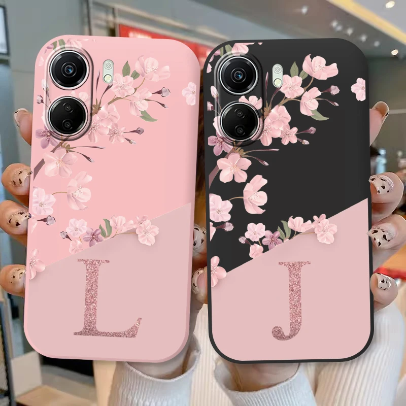 Chic Floral Shockproof Soft Silicone Phone Case - Cute Flower Design Protector