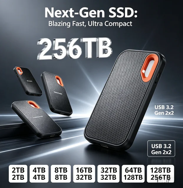 Portable SSD 4TB USB-C 3.1