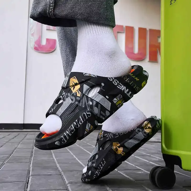 Snickers, zapatillas de playa para hombre, sandalias de - Main Image