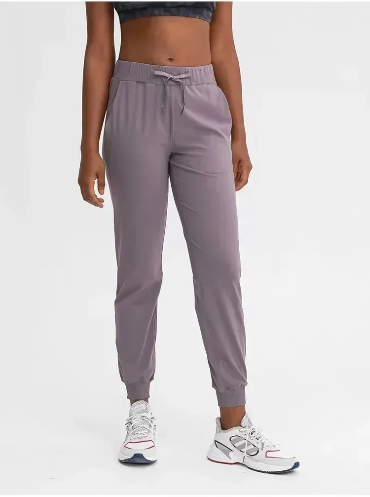 Lemon Women Stretch fabrics Loose Fit Sport Active Skinny Fitness Jogger Leggings with two side pockets camo Ankle-Length Pants