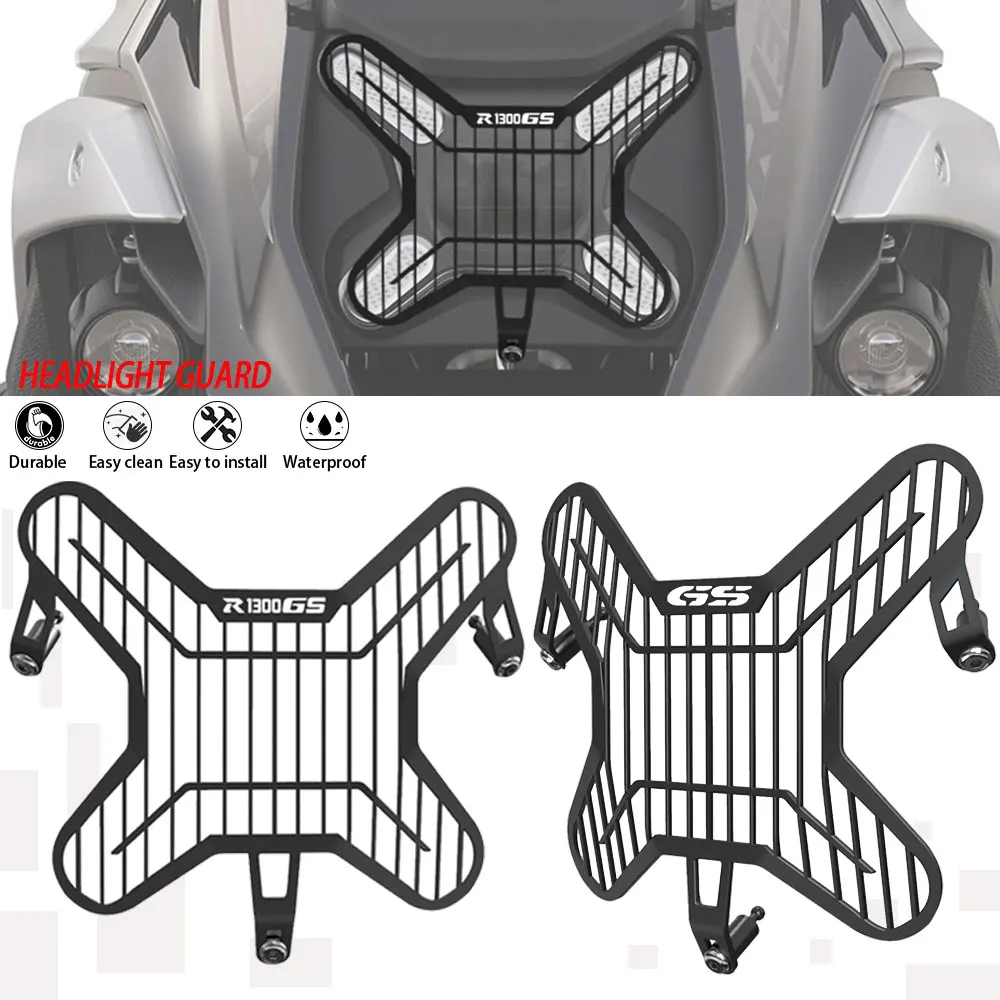 

New R1300 GS GSA Front Headlight Head Light Protector Guard Lense Cover For BMW R1300GS R 1300 GS ADV ADVENTURE 2023 2024 2025