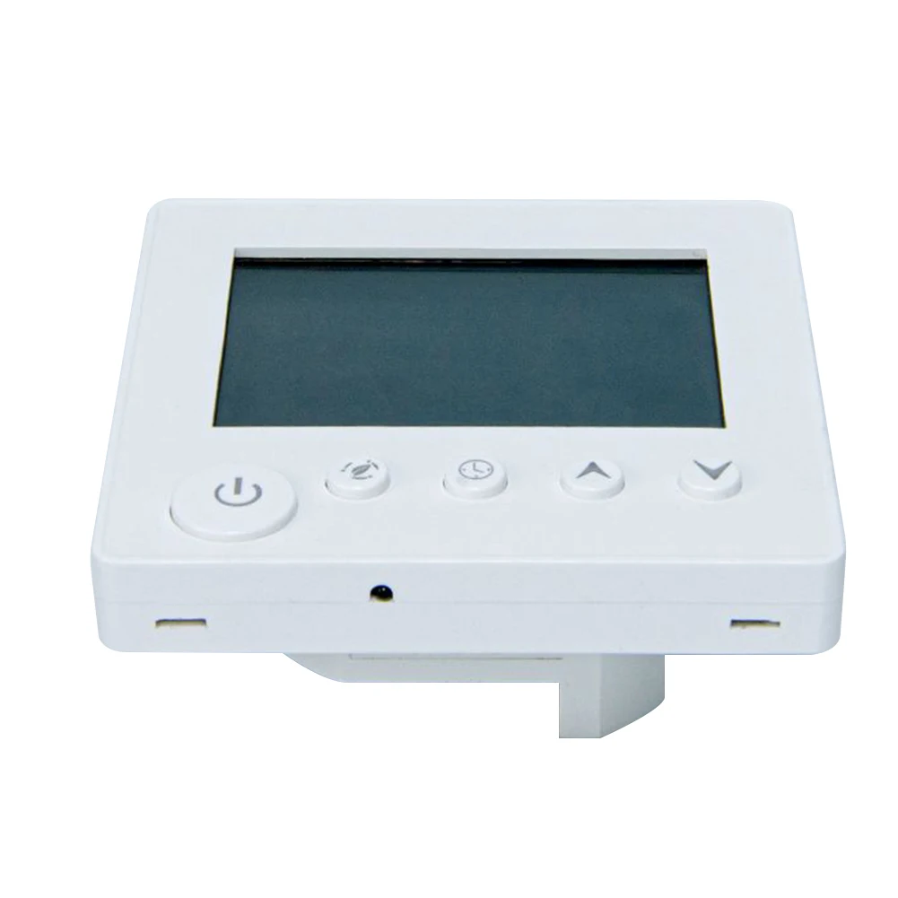 

Digital Thermostat 220V Child Lock Plastic Replacement Temperature Underfloor Heating Wall Heating 8.6x8.6x4cm