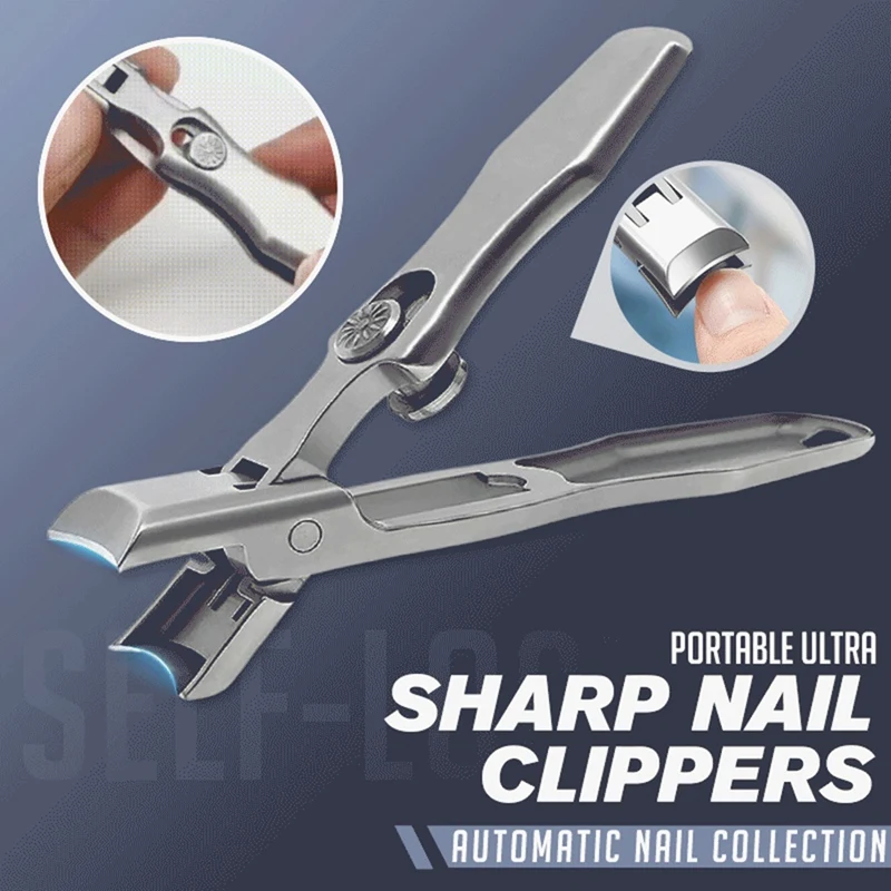 Portable Nail Clippers Professional Stainless Steel Nail Clipper Travel Fingernail Cutter Trimmer Machine Toenail 2