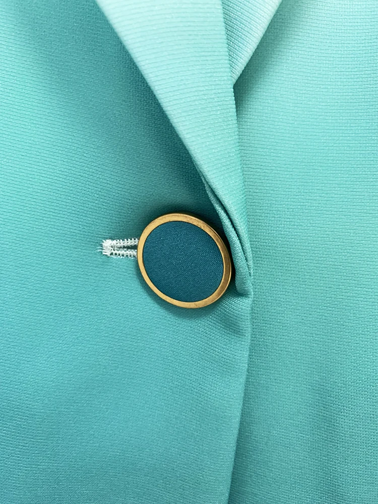 طقم بذلة نسائية بطباعة متدرجة اللون ، بليزر واحد ، بنطال مضيء ، شارع مرتفع ، أحدث موضة من المصممين ، 2: والي 5 طقم بذلة نسائية بطباعة متدرجة اللون ، بليزر واحد ، بنطال مضيء ، شارع مرتفع ، أحدث موضة من المصممين ، 2: والي 5