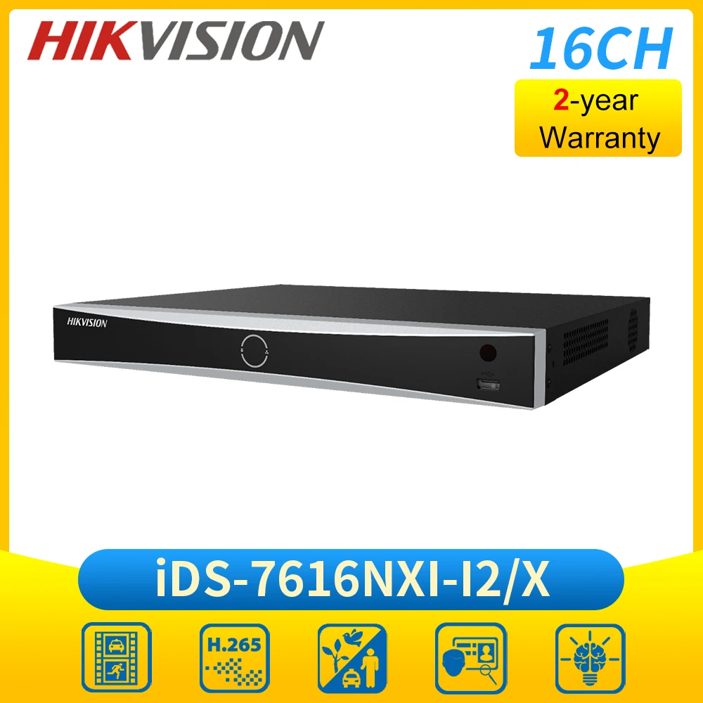 Hik 8/16-Ch 4K Deepinmind Nvr Ids-7608Nxi-I2/X Ids-7616Nxi-I2/X Riconoscimento Facciale H.265 + Sostituire Ids-7608Nxi-M2/X