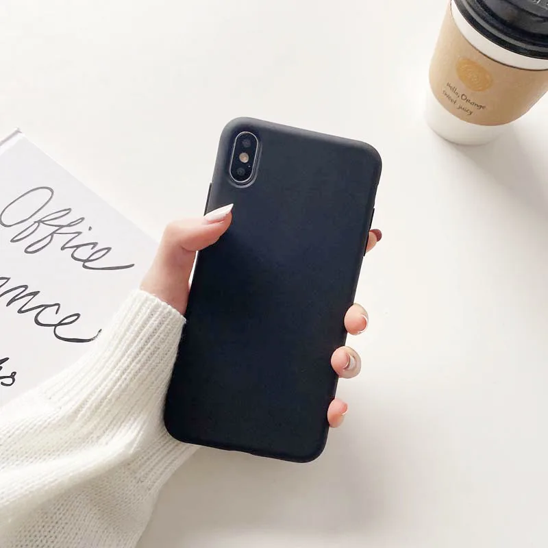 Elegant Soft Silicon Shockproof Phone Case - Fashion Candy Colors Back Cover Shell