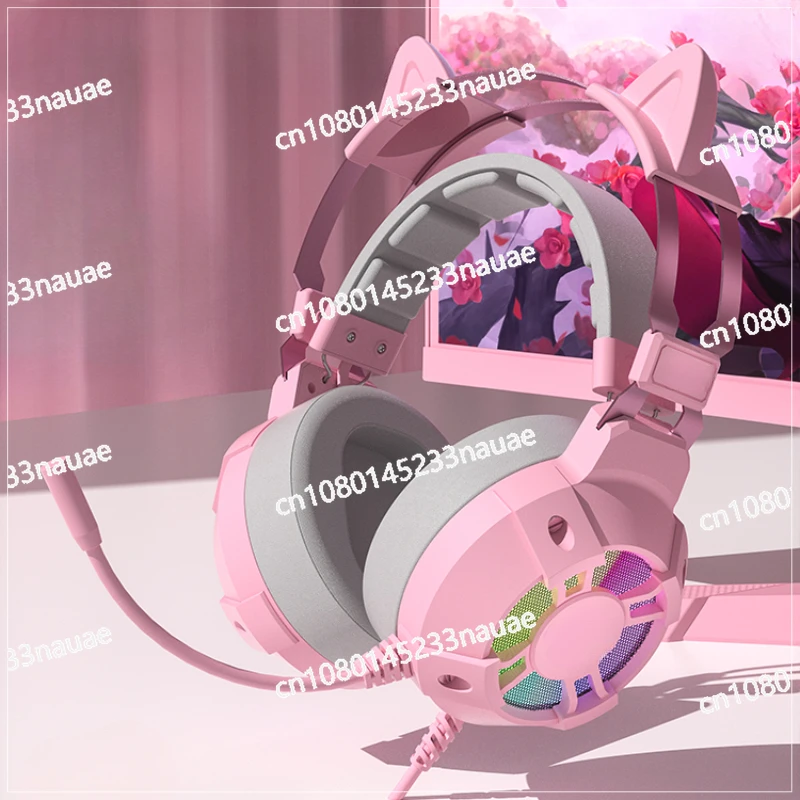 

Gaming Headset 7.1 Channel Wired Computer Game Cat Ears