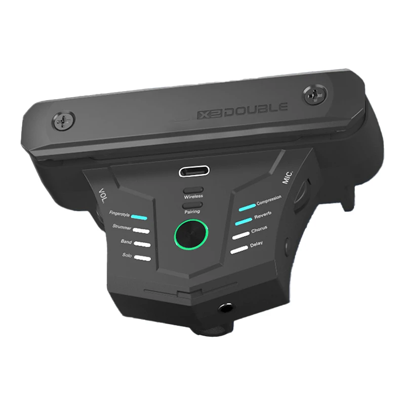 DOUBLE G0 Pro Wireless Resonance Pickups for Guitar Acoustic Guitar APP EQ Fingerstyle Strumer